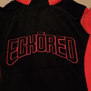 Ecko Red Sweatshirt Dress RARE Red & Black